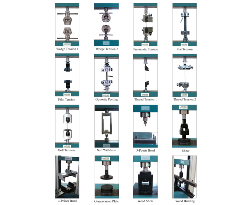 Accesorios/empuñaduras utilizadas en máquinas de prueba universales
